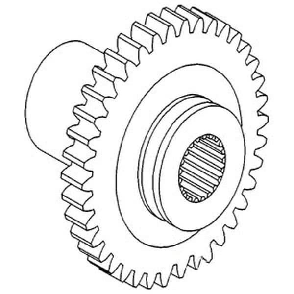 Aftermarket PTO Gear Fits Massey Ferguson 20 20C 20D 230 231 235 240 240P 245 532906M4 - main